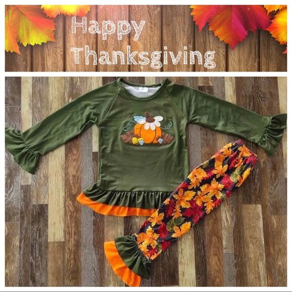Other - Thanksgiving pumpkin 🎃 autumn 🍂 Cute Pants Set